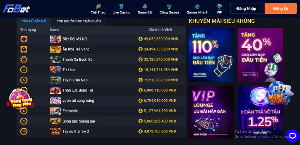 Tiền thưởng chào mừng 89bet2 nổ hũ